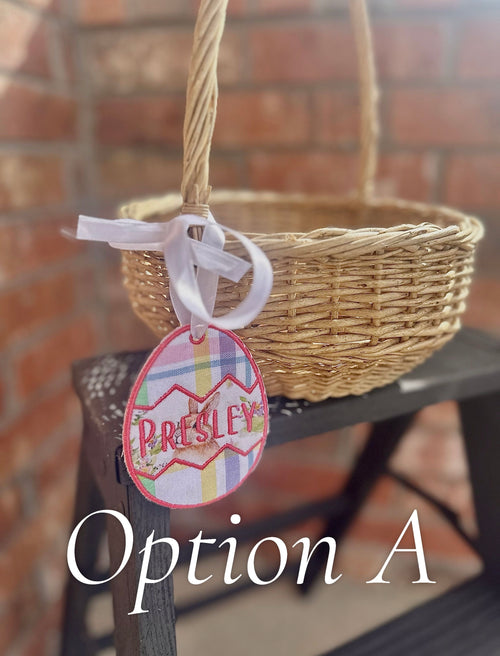 Customized Easter Basket Tags