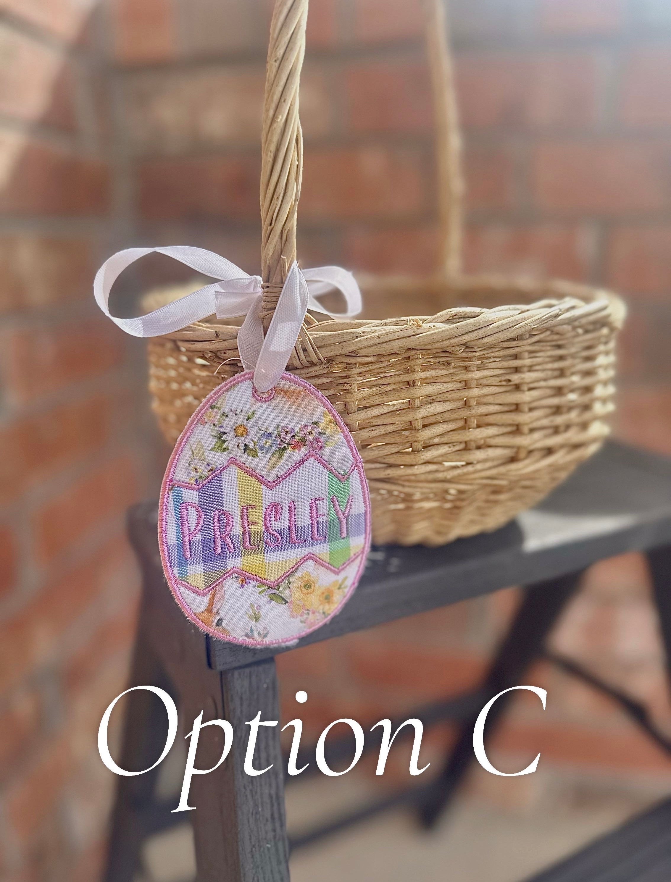Customized Easter Basket Tags