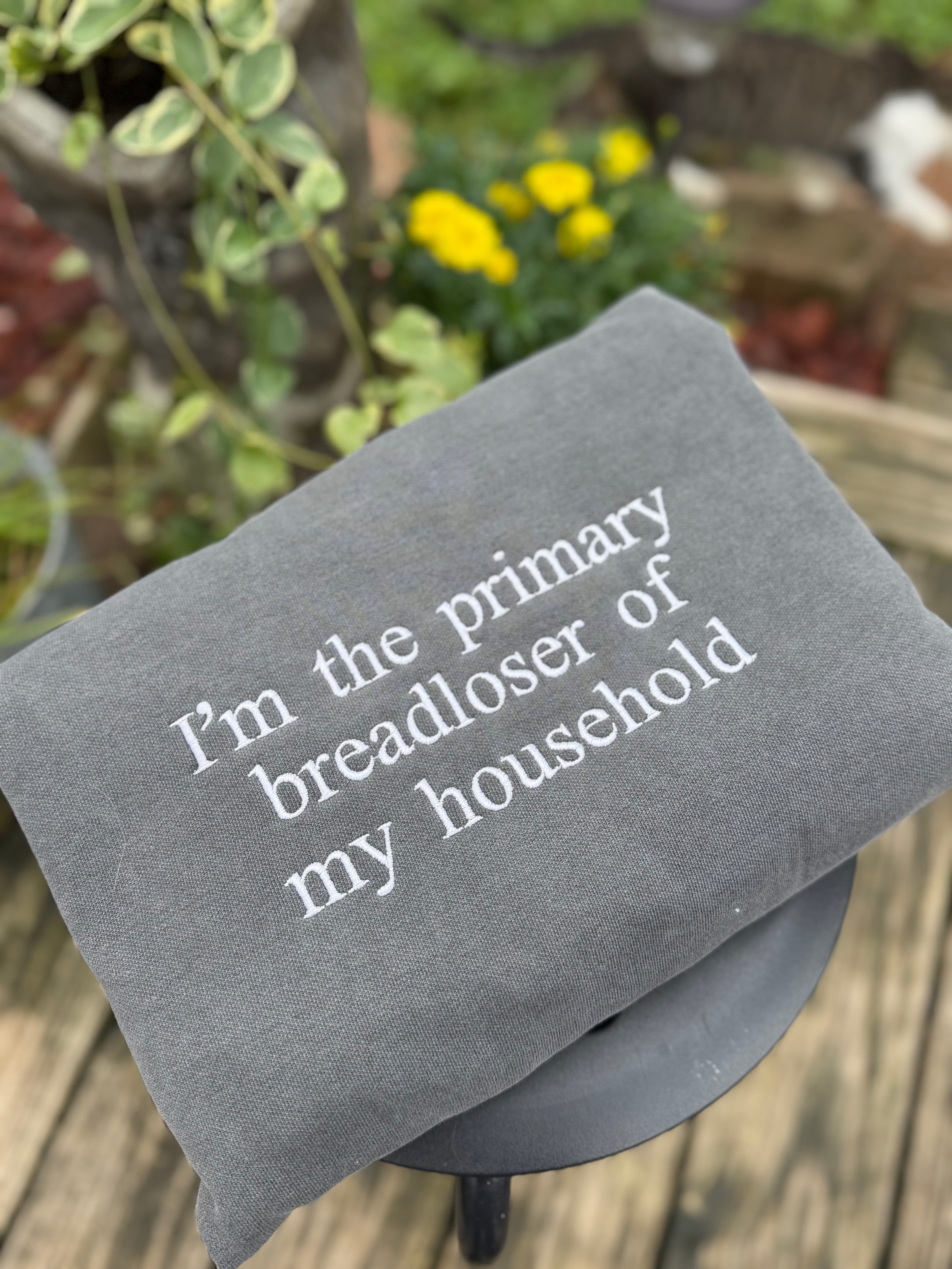 Primary Breadloser | Embroidered Crewneck